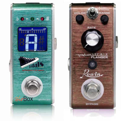 ROWIN LEF-612 FLANGER Micro Effect Pedal  and Hot Box Tuner image 1