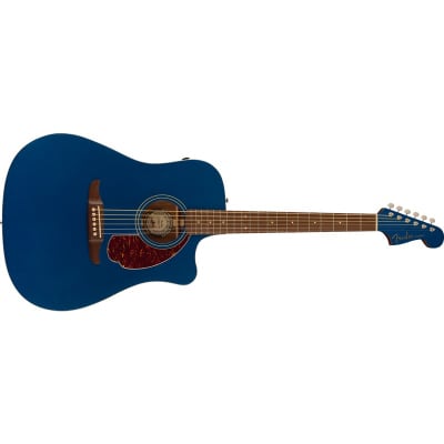 Fender Redondo Player Dreadnought Electro-Acoustic, Lake Placid Blue image 2