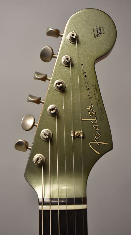 1964 Fender Stratocaster Charcoal Frost Metallic Refin Pre-CBS w/HSC image 10