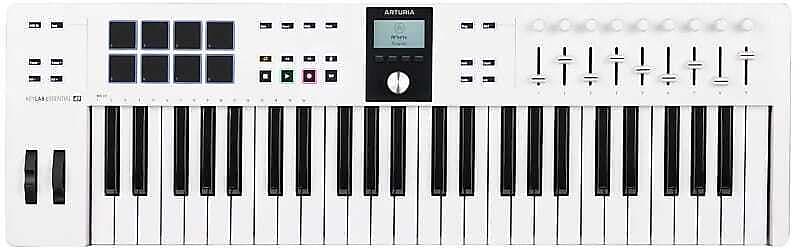 Arturia KeyLab Essential 49 MkIII MIDI Controller White image 1