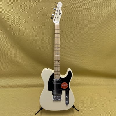 037-1222-523 Squier Contemporary Telecaster Electric Guitar HH Peal White Matching Headstock image 1