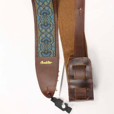 Souldier Arabesque Turquoise Torpedo Guitar Strap *Free Shipping in the USA*