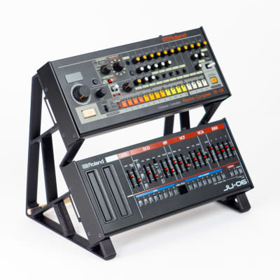 3DWaves Vertical Dual Tier Stands For The Roland Boutique Synthesizers And Drum Machines image 1