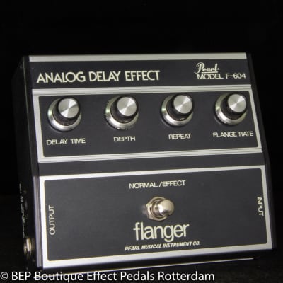 Pearl F-604 Flanger Analog Delay Effect s/n 509647 late 70's Japan image 3