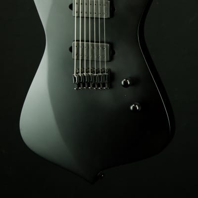 Ibanez Iceman Iron Label 7string Electric Guitar w/Bag - Black Flat image 9