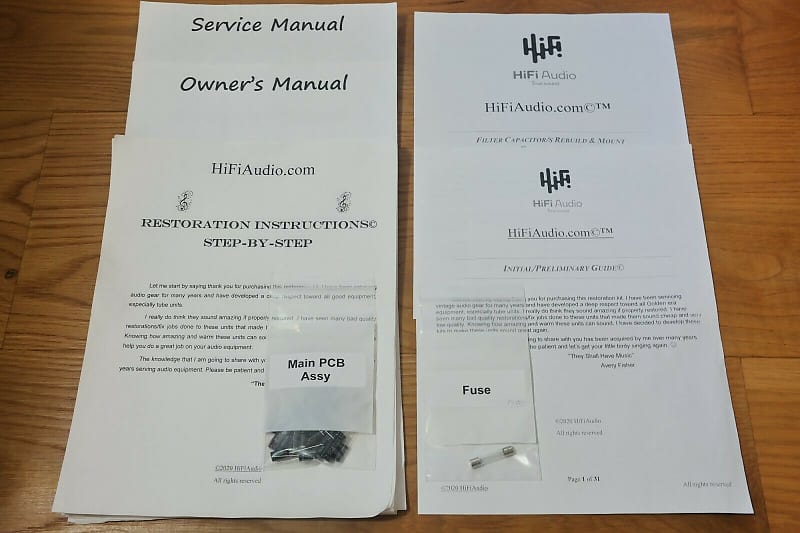 Yamaha CT-610 restoration kit filter capacitor repair rebuild fix  			