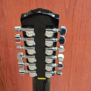 Fender DG-16E 12-String Acoustic Electric Guitar Black image 11