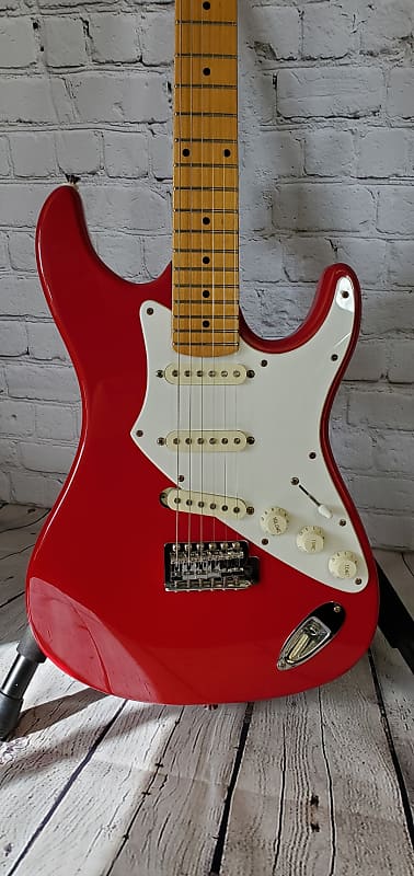 AriaPro II Fullerton エレキギター レッド アリアプロ2 Aria Pro II 714-MK2 FULLERTON Ruby Red Flame Top HSS Guitar