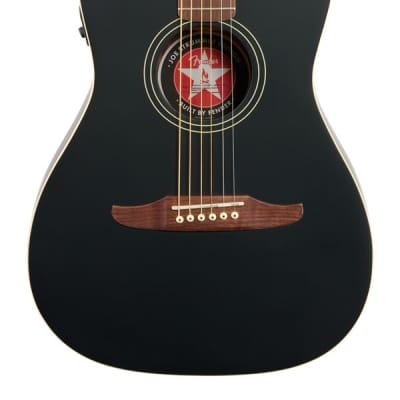 Fender Joe Strummer Campfire Malibu Acoustic Electric Matte Black with Bag image 3