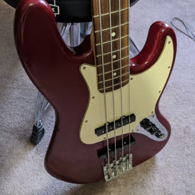 Fender 60th Anniversary American Jazz Bass USA Made 2005 - 2006 Red image 2
