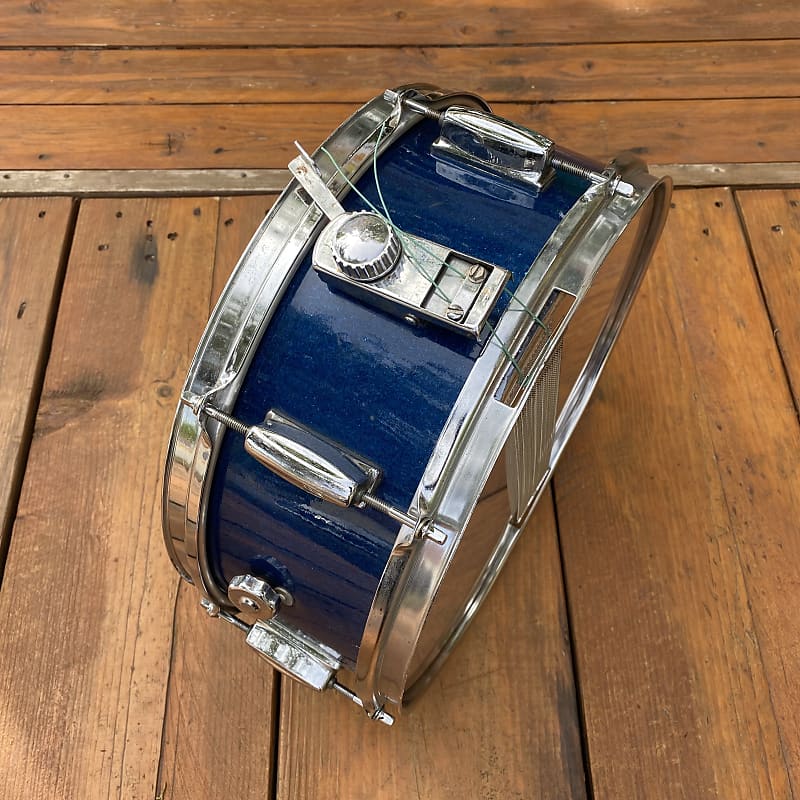 Vintage MIJ Snare Drum 60’s Blue Sparkle (Pearl) image 1
