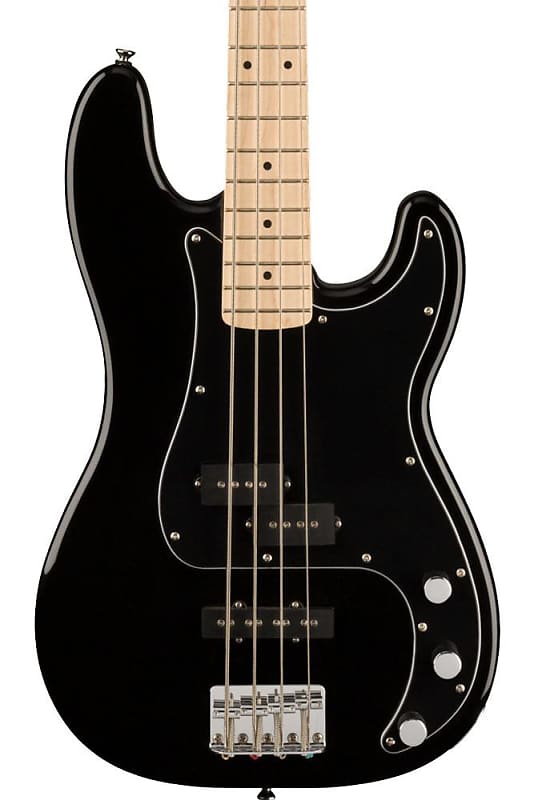 Fender Squier Affinity Series™ Precision Bass® PJ, Maple Fingerboard - Black image 1