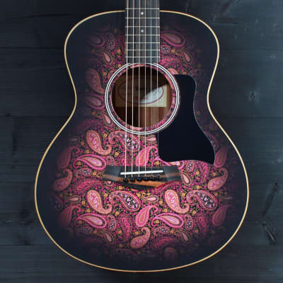 Taylor GS Mini-E Special Edition Cosmic Blush Paisley Acoustic-Electric Guitar (demo) image 1
