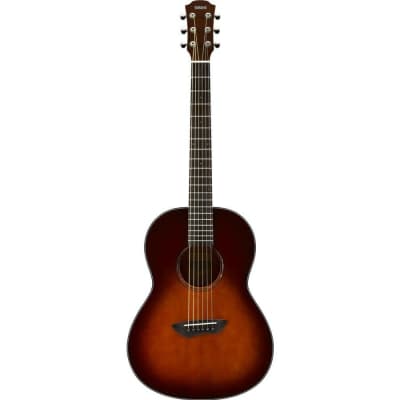Yamaha CSF1M Compact Parlor Guitar - Tobacco Brown Burst w/Case image 2