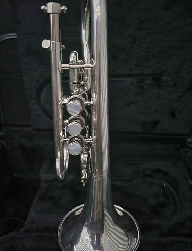 Getzen Eb Cornet Eterna 80s - Silver | Reverb