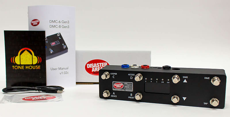 Disaster Area Designs DMC-8 Gen3 Compact MIDI Controller for Pedalboards image 1