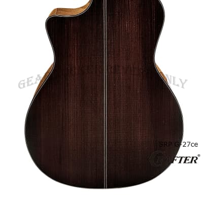 Crafter (Korea made) SRP G-27ce Solid Engelmann Spruce & Rosewood electronics acoustic guitar image 4