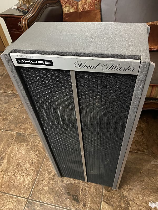 Shure VA301S Vocal Master Speaker Column 1970s Grey Reverb