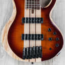 Ibanez BTB20TH6 6-String Electric Bass Guitar, Brown Topaz Burst Low Gloss