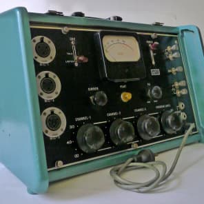 Very Early  1950 Gates Dynamote  Tube Microphone Pre Amplifier from RCA NYC Studio image 5