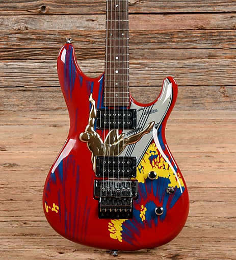 Ibanez JS20S Joe Satriani 20th Anniversary Electric Guitar Red/Blue "Silver Surfer" image 1