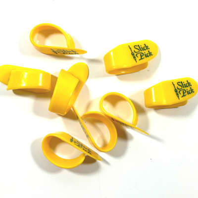 Fred Kelly Thumb Picks Slick Picks 8 Pack Delrin Light Banjo Guitar