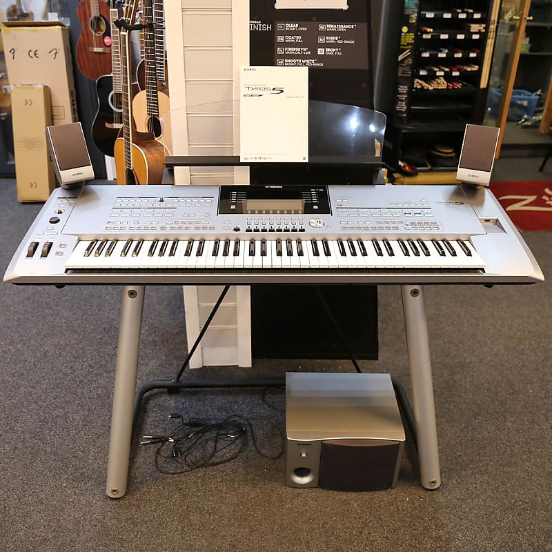 Yamaha Tyros 5 Arranger Keyboard w/Stand & Speakers - 2nd Hand image 1