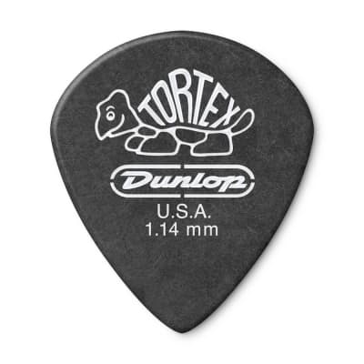 Dunlop 482R114 Tortex Jazz III 1.14mm Guitar Picks (72-Pack)