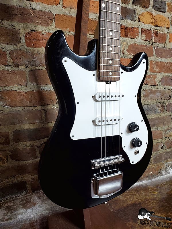 Harmony H-804 Electric Guitar (1980s, Black) | Reverb