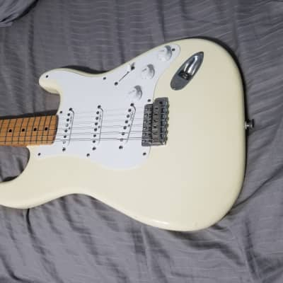 Squier Stratocaster MIJ Japan White Seymour Duncan Jimi Hendrix Pickups image 1
