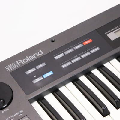 1985 Roland Juno-1 Alpha JU-1 49-Key Programmable Polyphonic MIDI JU1 Juno 1 Synthesizer Japan Keyboard Synth image 8