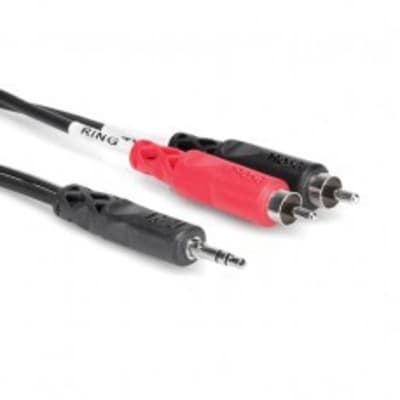 Hosa CMR-203 3.5mm (1/8") TRS to Dual RCA Cable - 3ft image 3