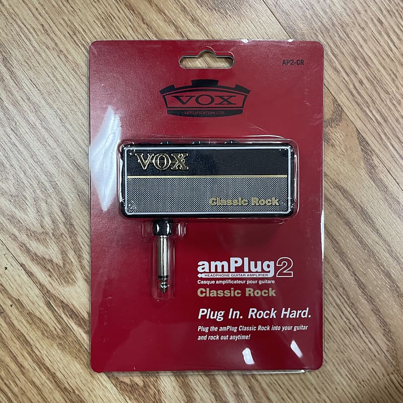 Vox AP2-CR amPlug 2 Classic Rock Battery-Powered Guitar Headphone Amplifier- Black / Silver image 1
