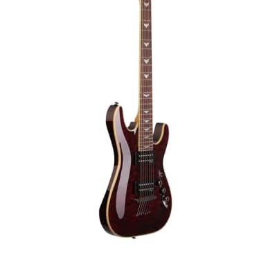 Schecter Omen Extreme 7 String Electric Guitar Black Cherry image 8