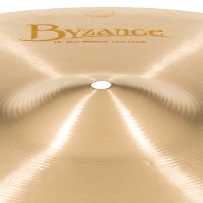 Meinl Byzance Jazz Medium Thin Crash Cymbal 18 image 5