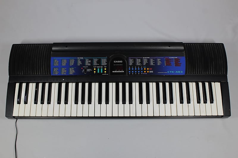 Vintage Casio CTK 480 61 keyboard Electric Songbank Tested Fully Function