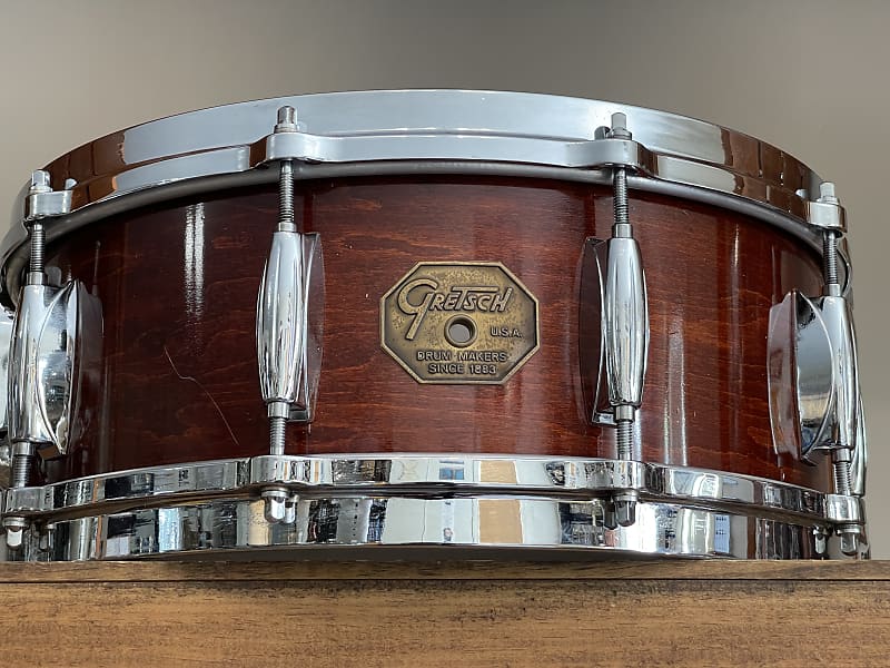 1970's Gretsch 5.5x14 Model 4158 USA Custom Snare Drum | Reverb