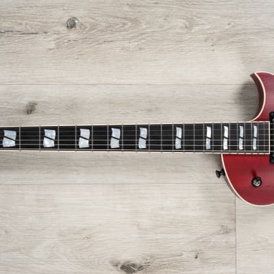 ESP USA Eclipse Semi-Hollow Guitar, Ebony Fretboard, EMG 57 / 66, Black Cherry image 6