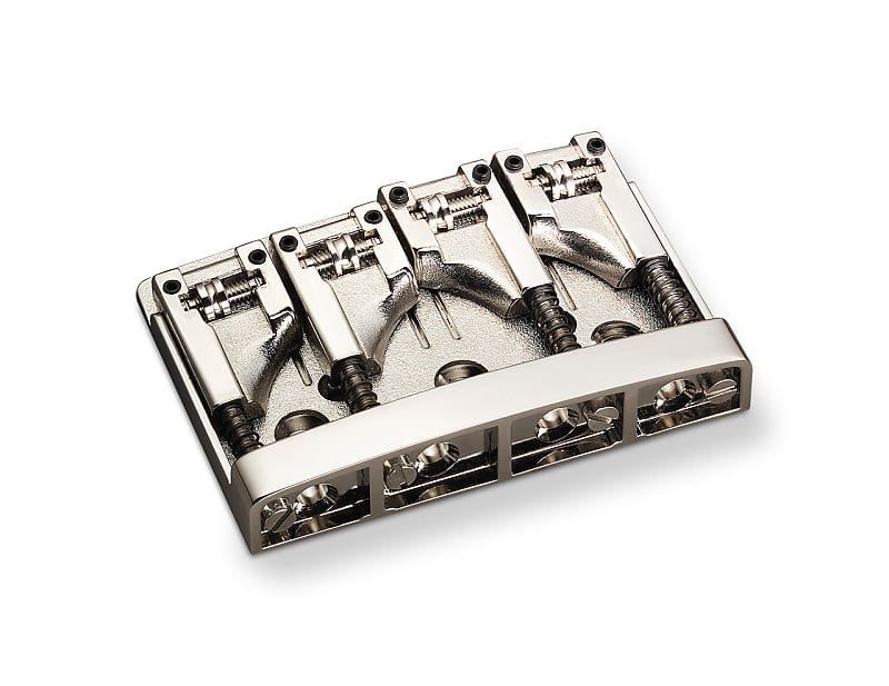 Schaller 4 String Bass Bridge 3D4 Nickel Reverb