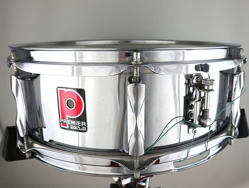 Premier 1970's 14x5" - Chrome over steel - Snare Drum image 1