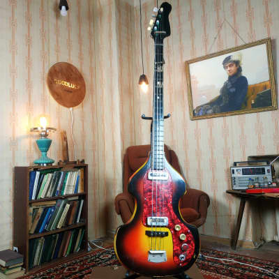 Orfeus Plovdiv Orpheus Rare Bass Guitar Soviet Ussr Vintage Es for sale