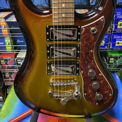 Italia Europa electric guitar in Goldburst - Made in Korea image 17