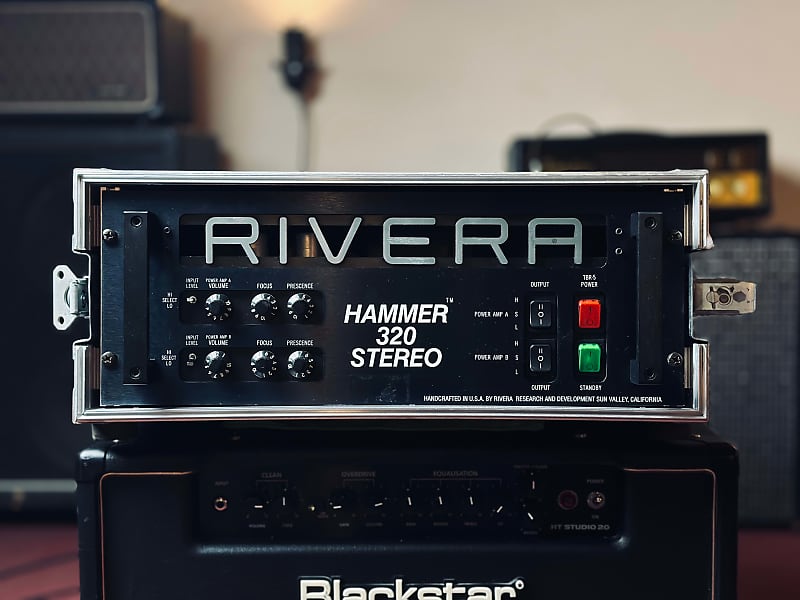 Rivera Hammer 320 Stereo TBR-5 1980s - Black image 1