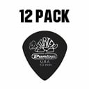 Jim Dunlop Tortex Pitch Black Jazz III Plectrum Players Pack - 12 Pack - 1.0mm