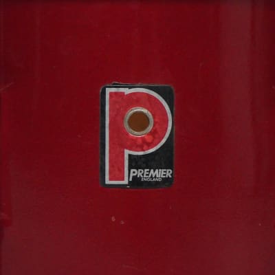 Premier 12” x 7” Snare in Red 1970s - Red image 7