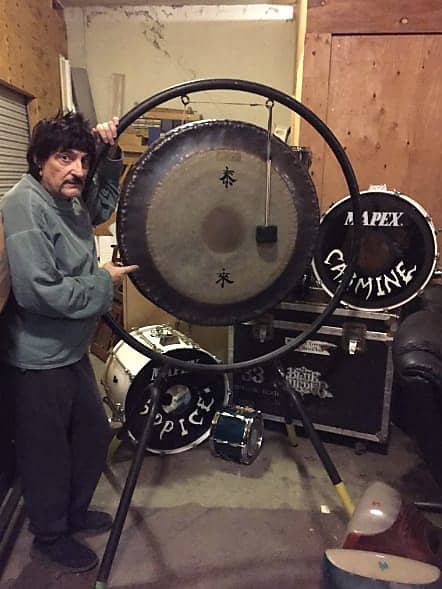 Carmine Appice’s, Rod Stewart Era Paiste 38″ Gong 1970s image 1