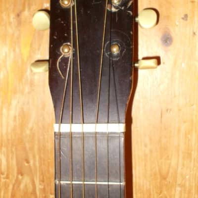1940's Paramount Parlor Guitar With Original Case image 15