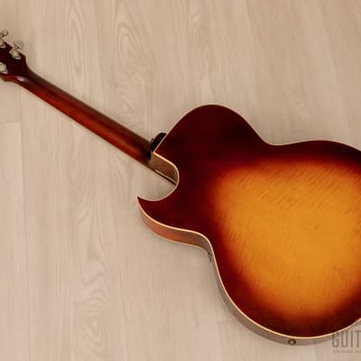 1970s T. and Joodee JP-100 Vintage Archtop L-4C-Style Shiroh Tsuji w/ Dimarzio PAF, Japan image 15
