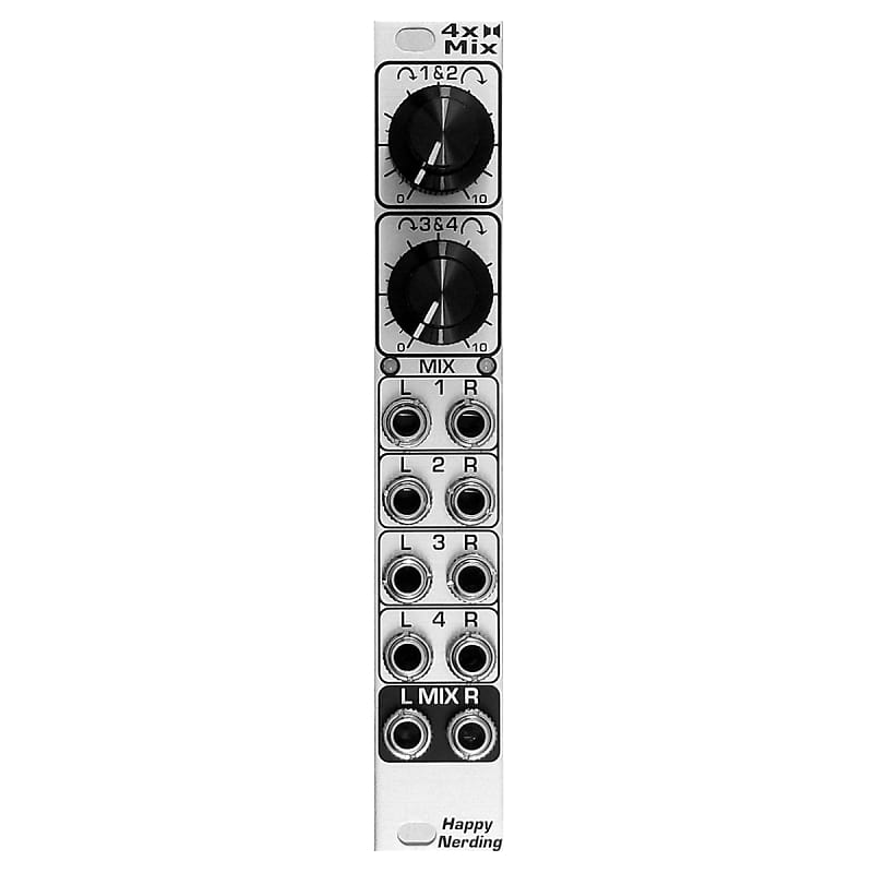 Happy Nerding  4xMix Stereo Mixer 2021 Silver (pre-order) image 1