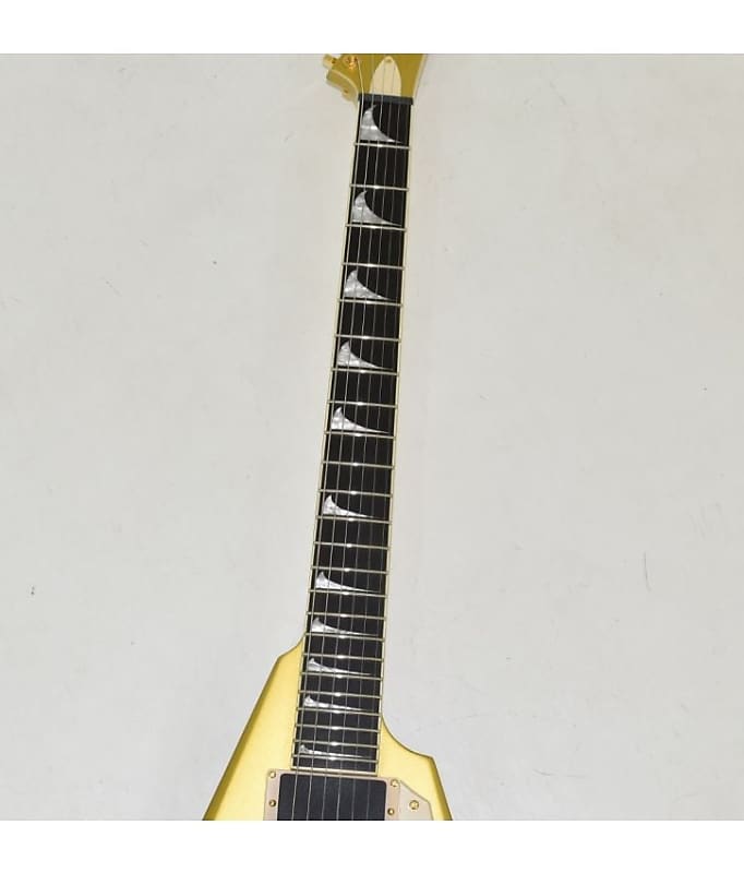 ESP LTD KH-V Kirk Hammett Signature Guitar Metallic Gold ESP LTD KH-V Kirk Hammett Signature Guitar Metallic Gold